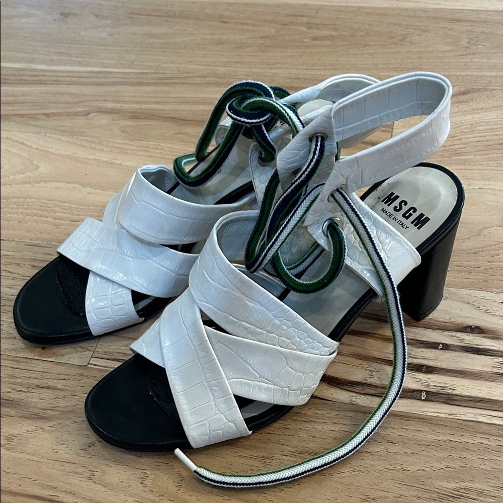 MSGM heels size 40 euro also size 9-9.5 USA